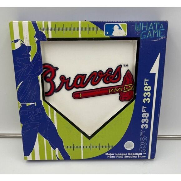 Atlanta Braves MLB Home Plate Stepping Stone By Team Sports America - Picture 1 of 5